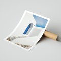 Plakat bez ramy 30x40 - Powitanie Wyspy - Santorini, drzwi