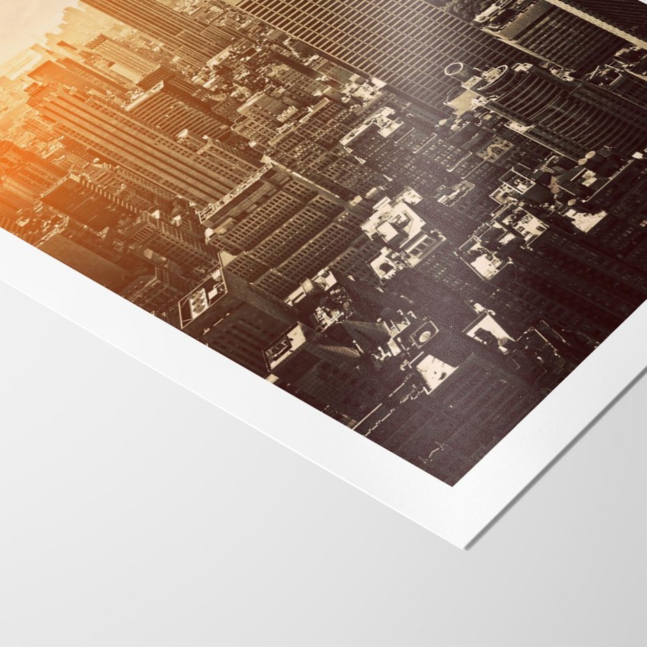 Plakat bez ramy 21x30 - Nowojorska Skyline - Manhattan, Nowy Jork