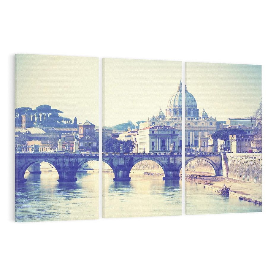 Obraz na płótnie 120x80 - Urok włoskiego miasta - Włochy, miasto