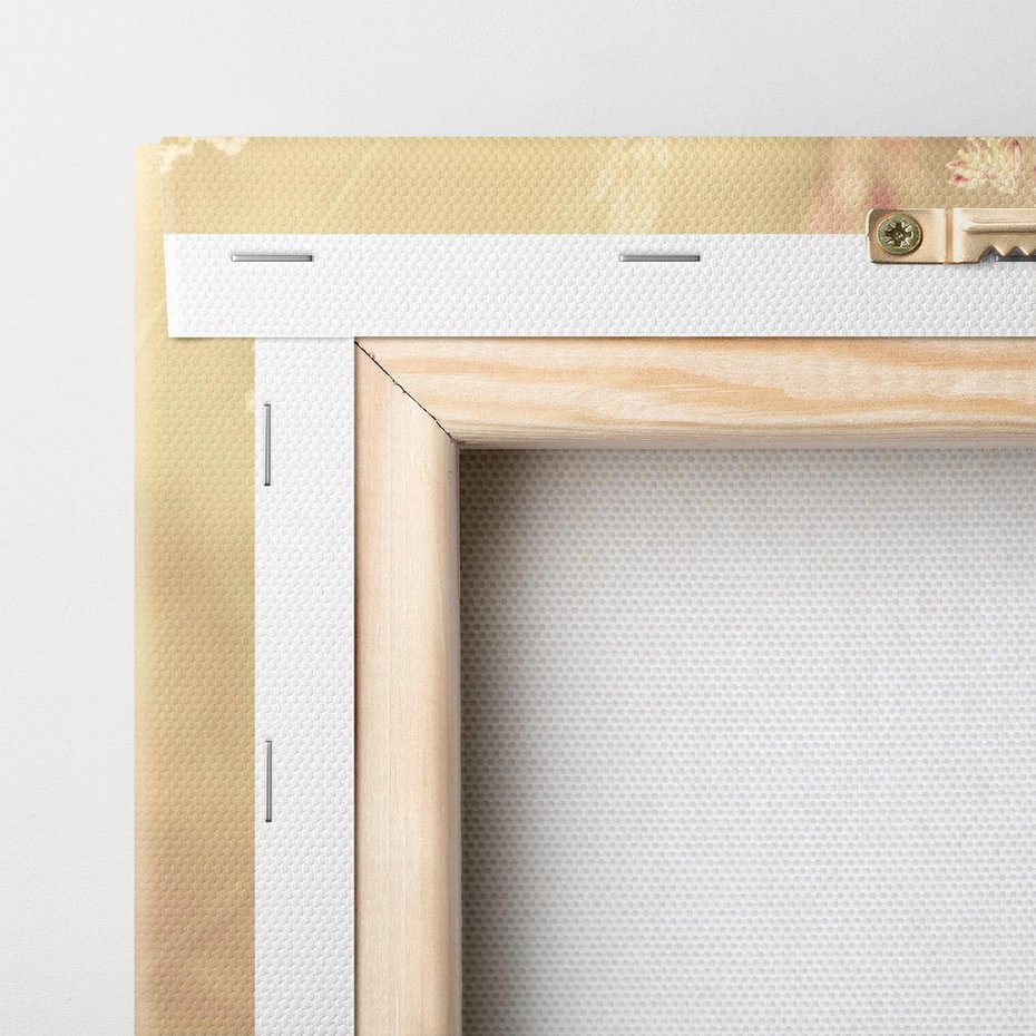 Obraz na płótnie 50x70 - Boho Wizja - suszone, trawy