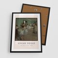 Plakat w ramie 50x70 - Elegancja Baletu - Edgar Degas, reprodukcja obrazu - rama czarna