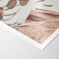 Plakat bez ramy 30x40 - Urok Pudrowego Różu - zdjęcie, moda