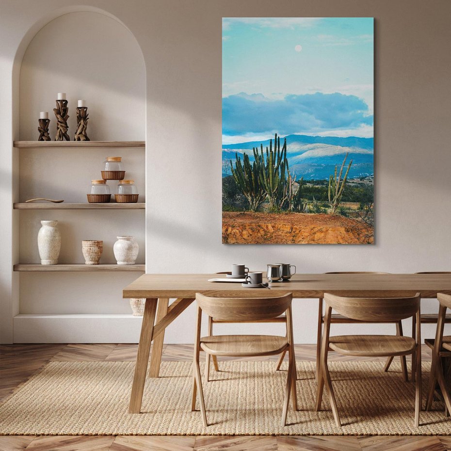 Obraz na płótnie 80x120 - Malowniczy Pejzaż - pustynia, pejzaż