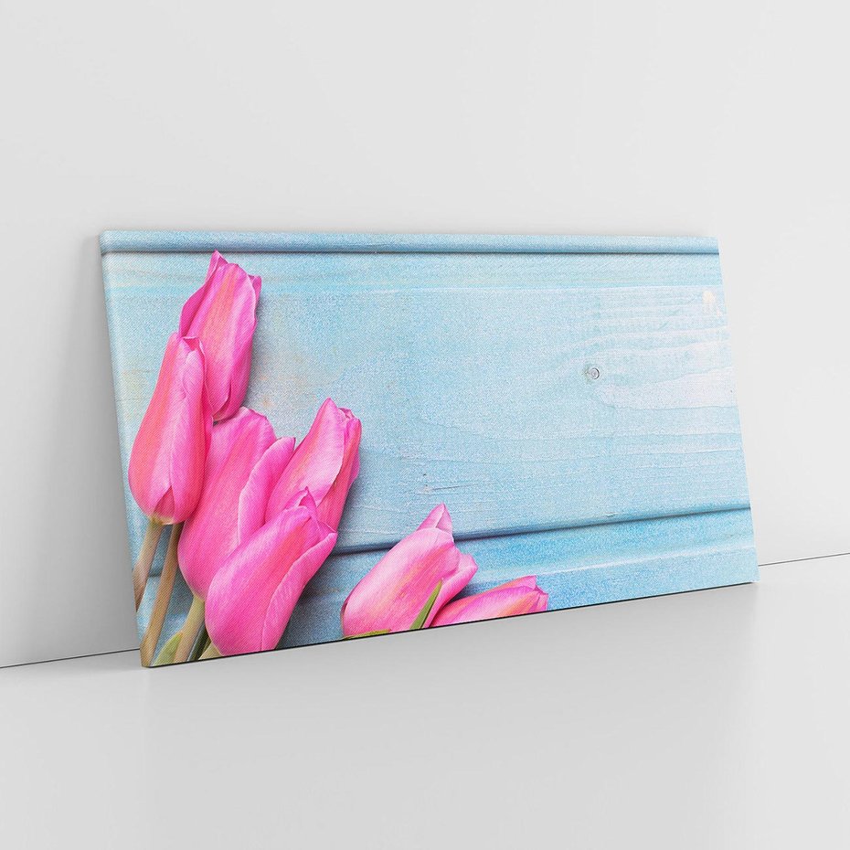 Obraz na płótnie 120x60 - Piękno w pełnym rozkwicie - kwiaty, tulipany