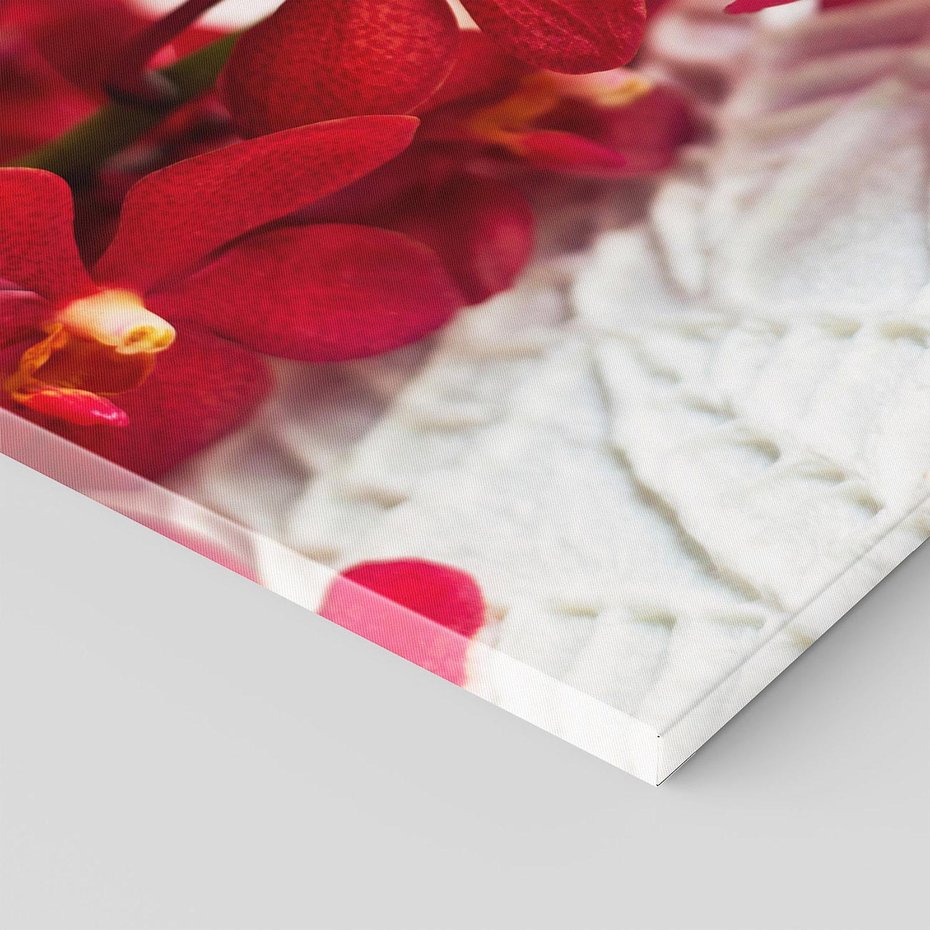 Obraz na płótnie 120x80 - Delikatność Kwiatowej Elegancji - orchidea, kwiat