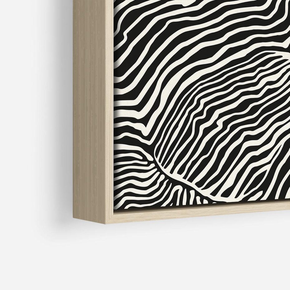 Obraz w ramie 50x50 - Podróżne Impresje - boho plakat, rycina - rama drewno