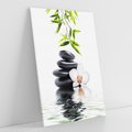 Obraz na płótnie 50x70 - Orchidea w Spa - spa, orchidea