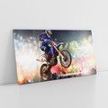 Obraz na płótnie 140x70 - Adrenalina na motocyklu cross - motocykl, cross