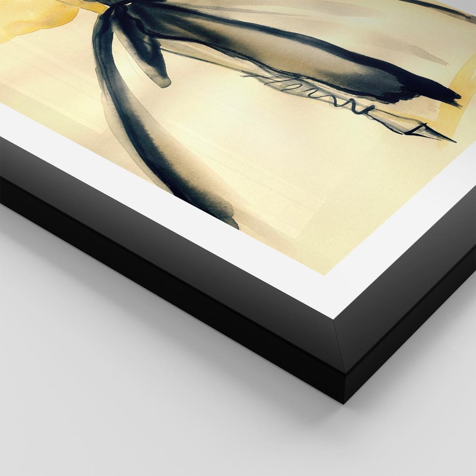 Plakat w ramie 50x70 - Ekspresja Wyrazu - abstrakcja, kobieta - rama czarna