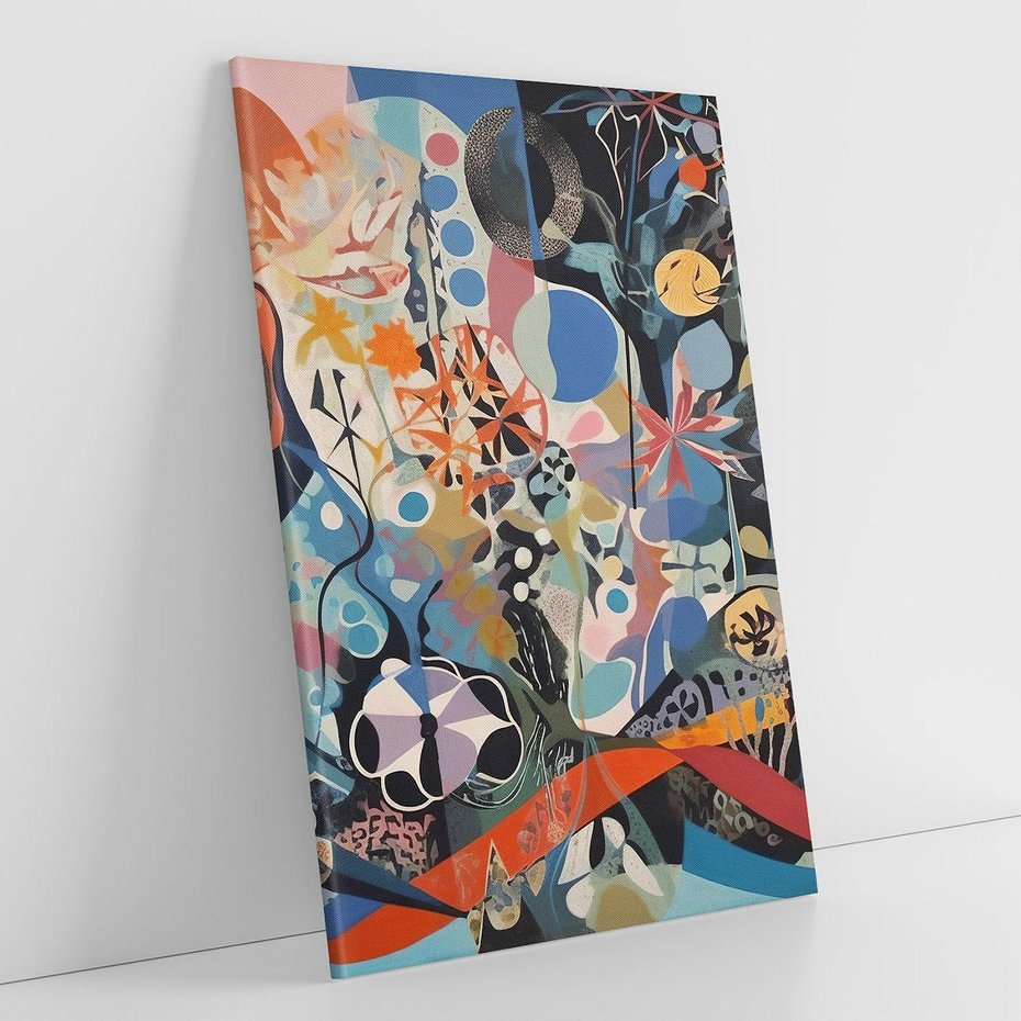 Obraz na płótnie 80x120 - Kolory Pasteli - abstrakcja, olej na płótnie