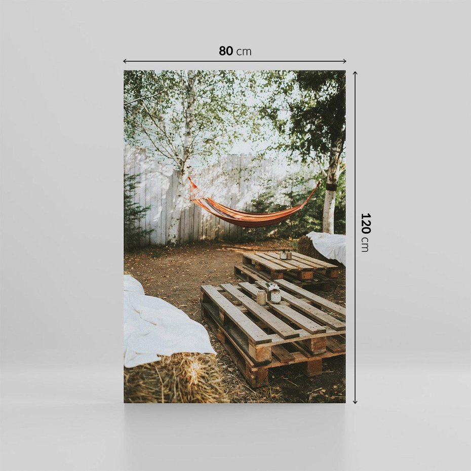 Obraz na płótnie 80x120 - Harmonia i Spokój - boho, relaks