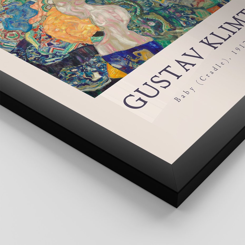 Zestaw obrazy w ramie 40x50 galeria - Gustav, Klimt, reprodukcje - rama czarna