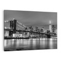Obraz na płótnie 120x80 - Symbole Nowego Jorku - most, Nowy Jork