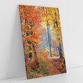 Obraz na płótnie 80x120 - Jesienny taniec lasu - jesień, las