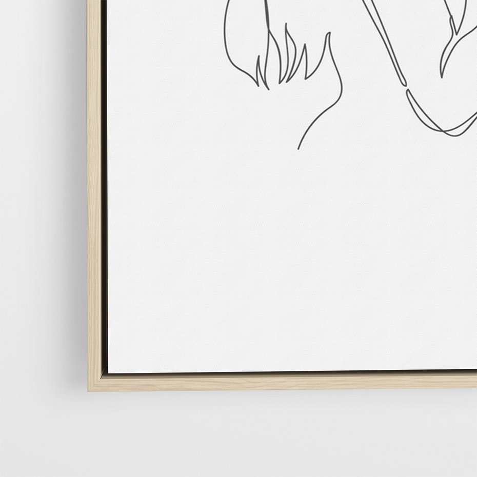 Obraz w ramie 80x120 - Bezgraniczne Przenikanie - para zakochanych, kobieta i mężczyzna - rama drewno