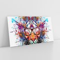 Obraz na płótnie 120x60 - Tygrys w graficznej oprawie - tygrys, grafika