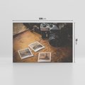 Obraz na płótnie 100x70 - Retro Aparat Zdjęciowy - retro, aparat