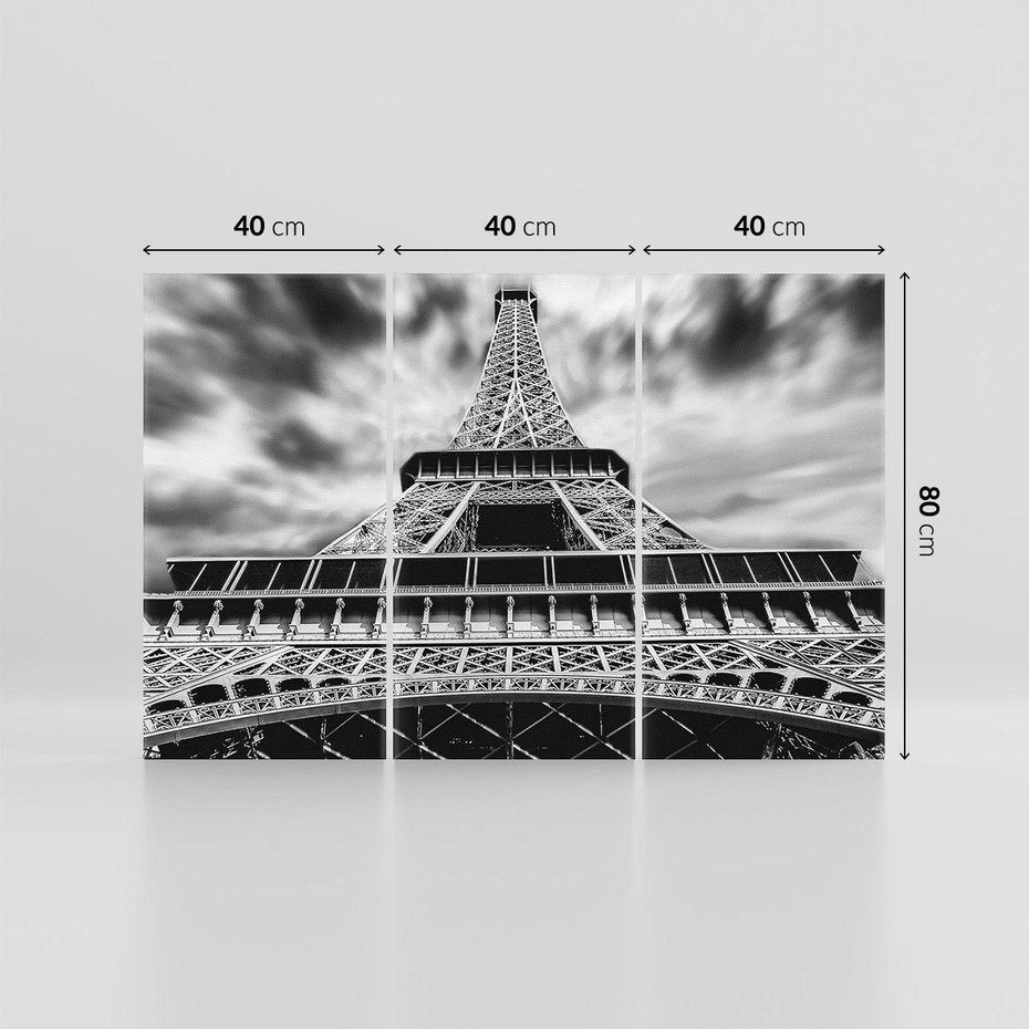 Obraz na płótnie 120x80 - Wieża Eiffla w Paryżu - Wieża, Eiffla