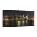 Obraz na płótnie 120x60 - Nowy Jork nocą - New York, Nowy