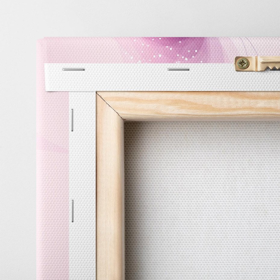 Obraz na płótnie 100x70 - Akwarelowe Kwiaty w Pastelach - kwiaty, akwarelowe