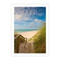 Plakat bez ramy 30x40 - Spokojna plaża nad Bałtykiem - plaża, Bałtyk