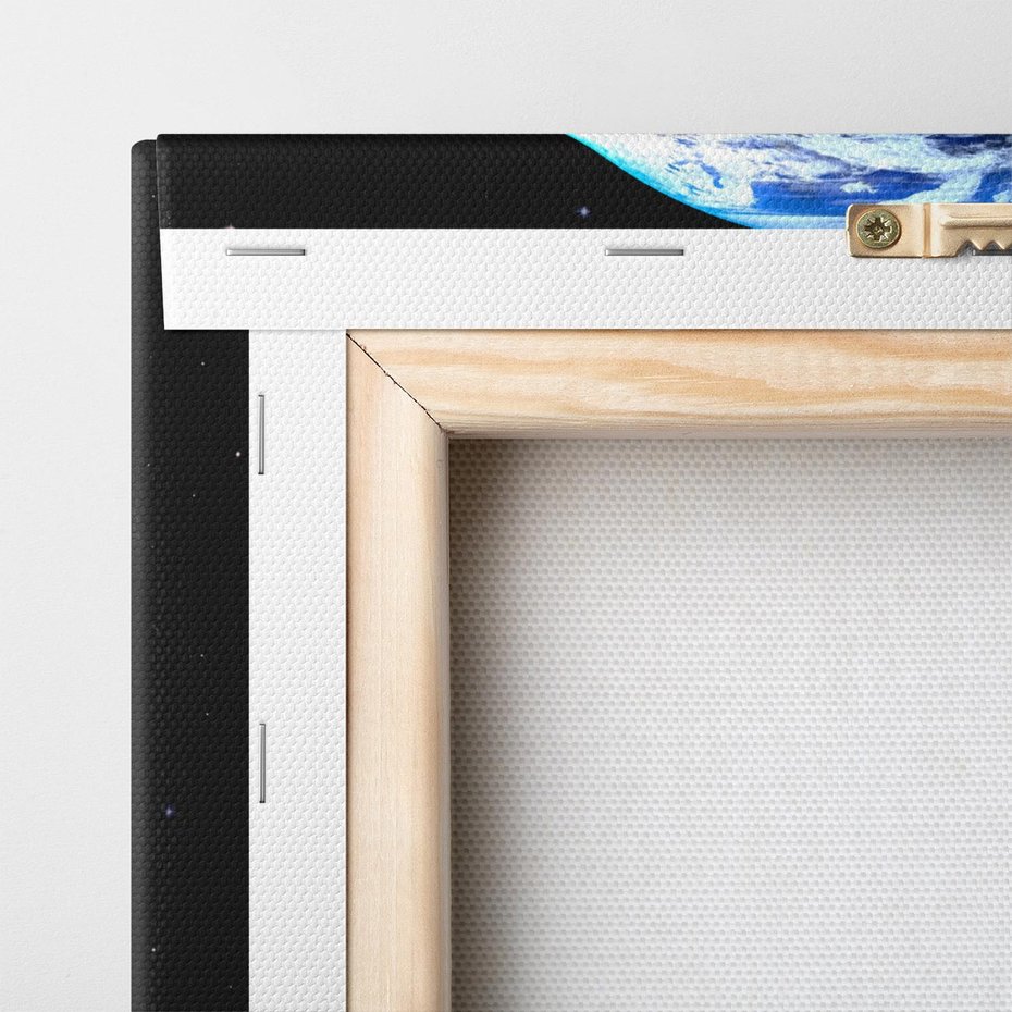 Obraz na płótnie 120x60 - Piękno Ziemi - kosmos, ziemia