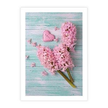 Plakat bez ramy 30x40 - Hiacynty w Kwiatowej Kompozycji - hiacynty, kwiaty