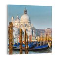 Obraz na płótnie 40x40 - Urok Wenecji - fotografia, przystań w Wenecji