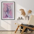 Plakat bez ramy 21x30 - Splecione - obraz olejny, pastelowe kolory