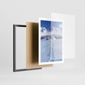 Plakat w ramie 50x70 - Magia zimowych gór - zima, góry - rama czarna