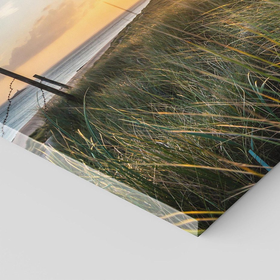 Obraz na płótnie 100x70 - Magia latarni przy zachodzie - latarnia, zachód