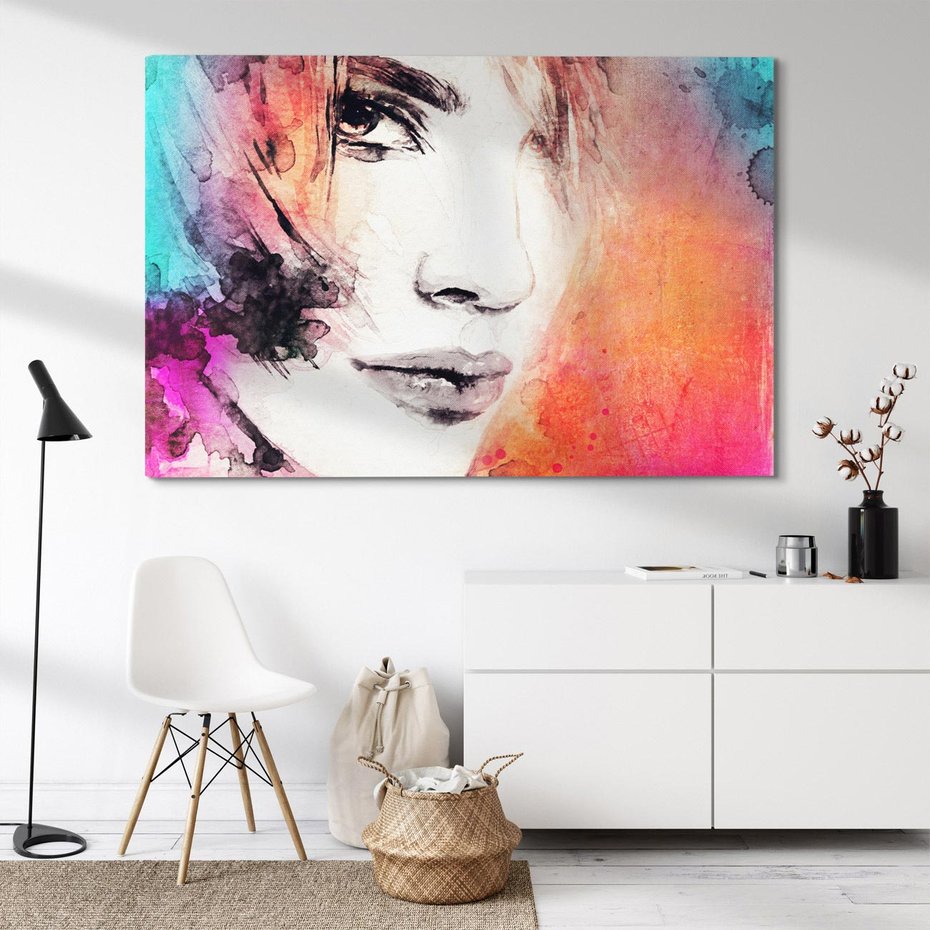 Obraz na płótnie 70x50 - Kobieta w sztuce - portret, kobieta