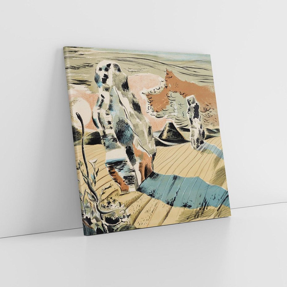 Obraz na płótnie 40x40 - Avebury (1937), Paul Nash - Reprodukcja - reprodukcja, obraz na płótnie