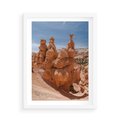 Plakat w ramie 50x70 - Spektakularne Formacje Naturalne - kanion, pustynia - rama biała