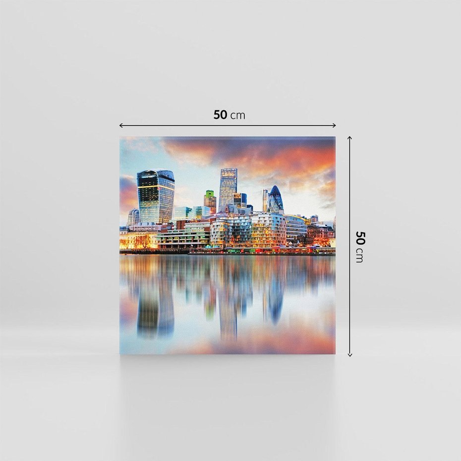 Obraz na płótnie 50x50 - Magiczne Miasto - Londyn, UK