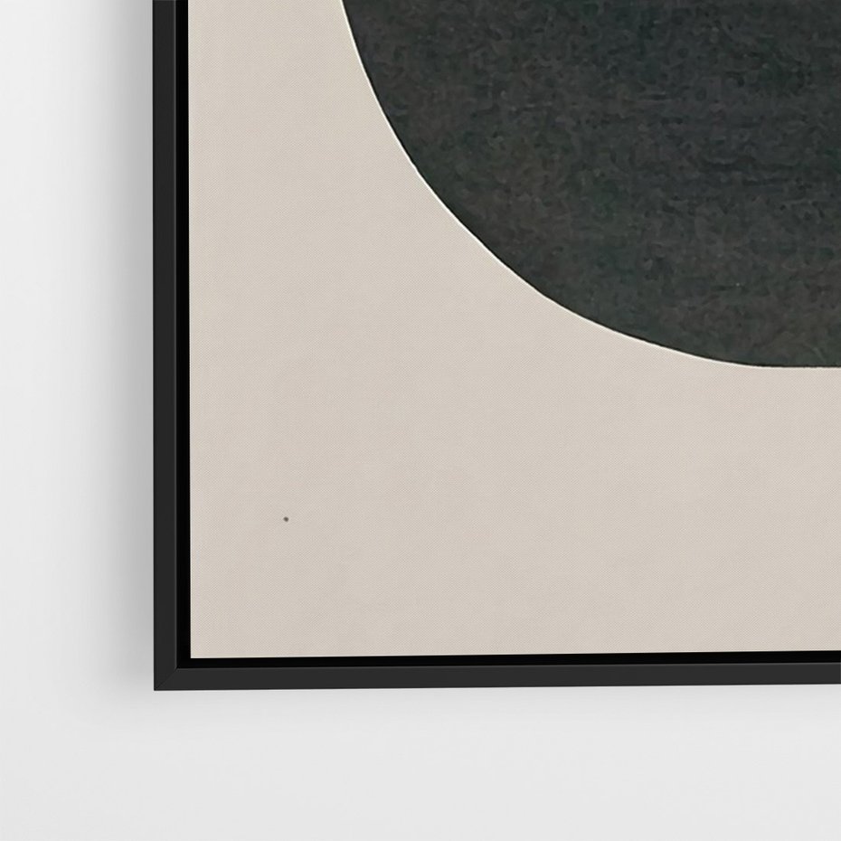 Obraz w ramie 70x100 - Podróżne Refleksyjne Odbicia - abstrakcyjny obraz, kolory ciepłe - rama czarna