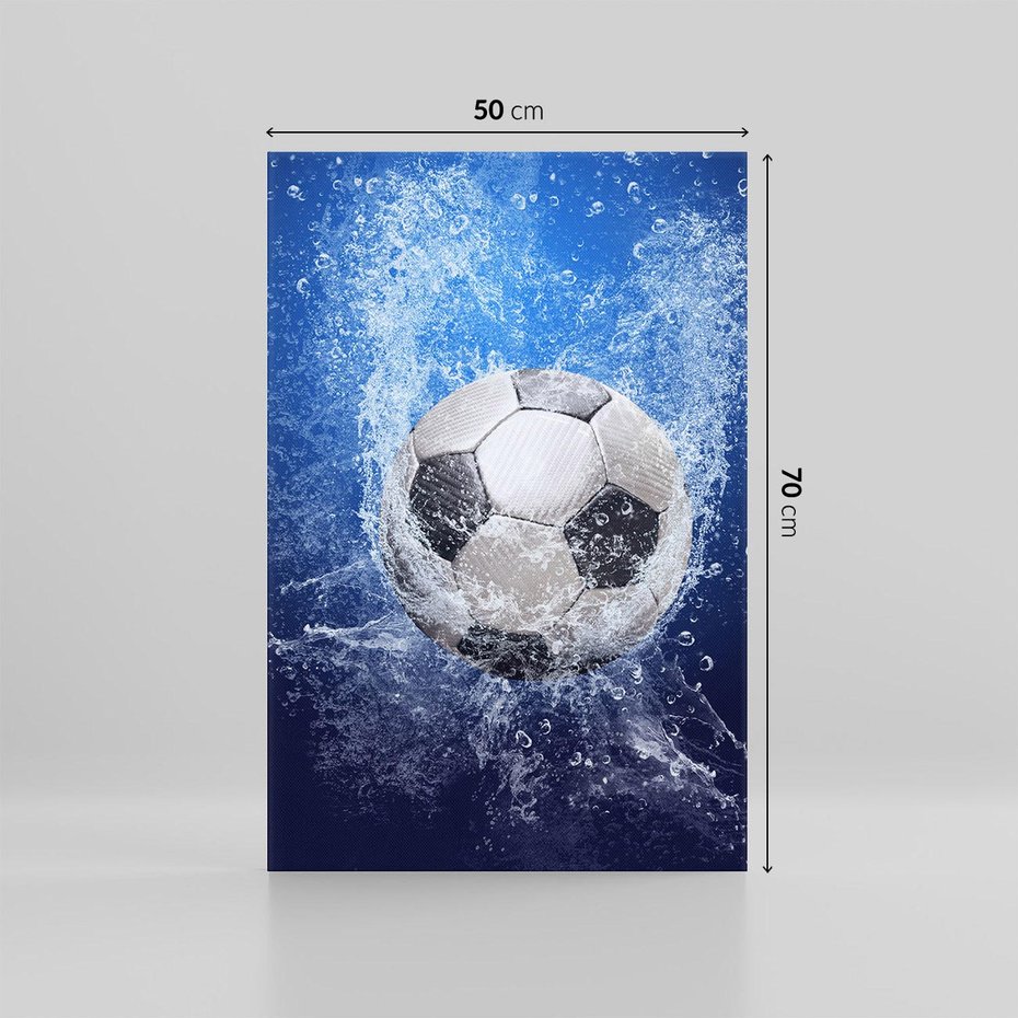 Obraz na płótnie 50x70 - Młodzieżowy Zapał - piłka, młodzieżowy