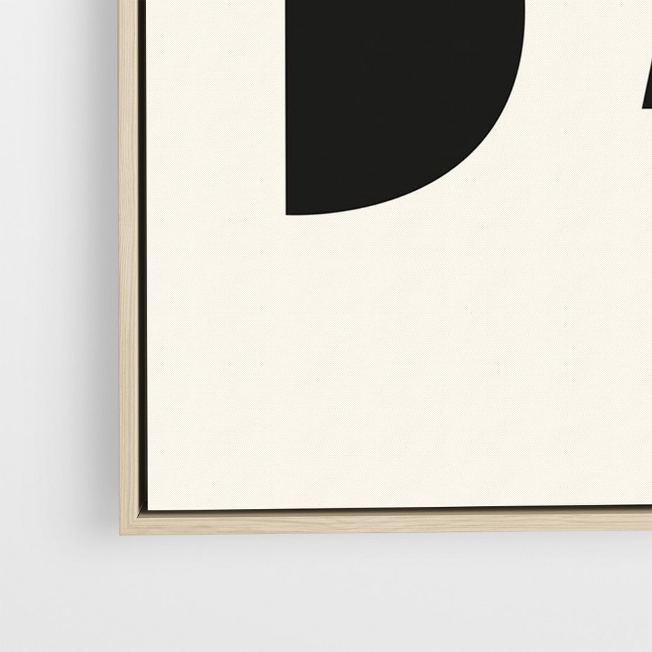 Obraz w ramie 50x70 - Rozświetlony Cień - abstrakcyjna sztuka, geometria - rama drewno