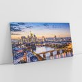 Obraz na płótnie 100x50 - Frankfurt - spotkanie tradycji i nowoczesności - Frankfurt, Niemcy