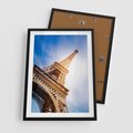 Plakat w ramie 50x70 - Eiffla - ikona Paryża - Eiffla, Paryż - rama czarna