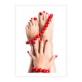 Plakat bez ramy 30x40 - Manicure spa: piękno i relaks - manicure, spa
