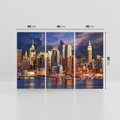 Obraz na płótnie 120x80 - Miasto Nocy - Nowy Jork, miasto