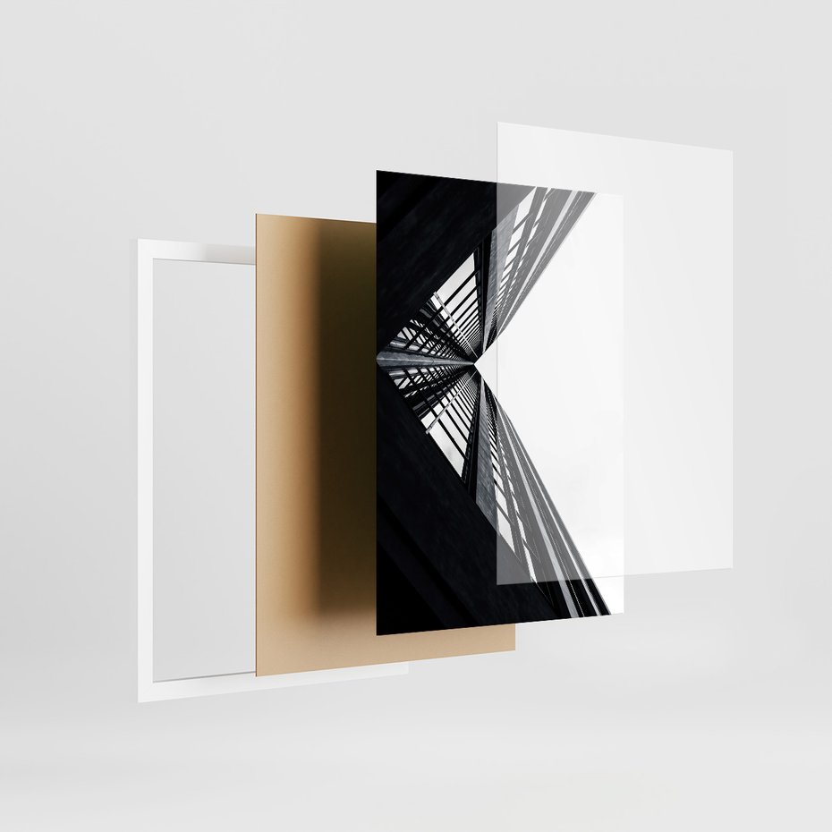 Zestaw obrazy w ramie 40x50 galeria - Miasto, Nowy, Jork, architektura - rama biała