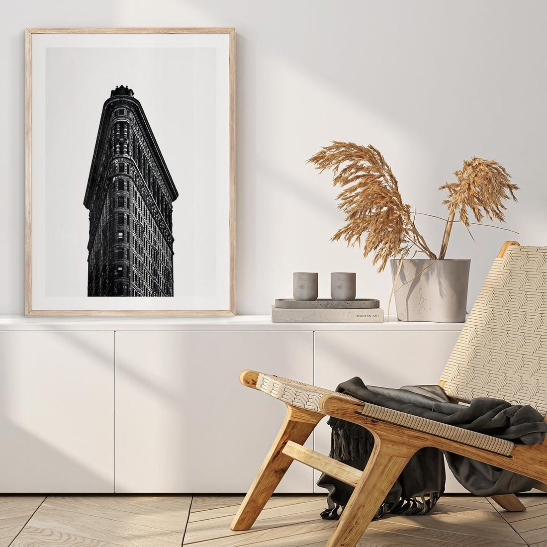 Plakat w ramie 50x70 - Majestatyczna Architektura - architektura, majestatyczny budynek - rama drewno