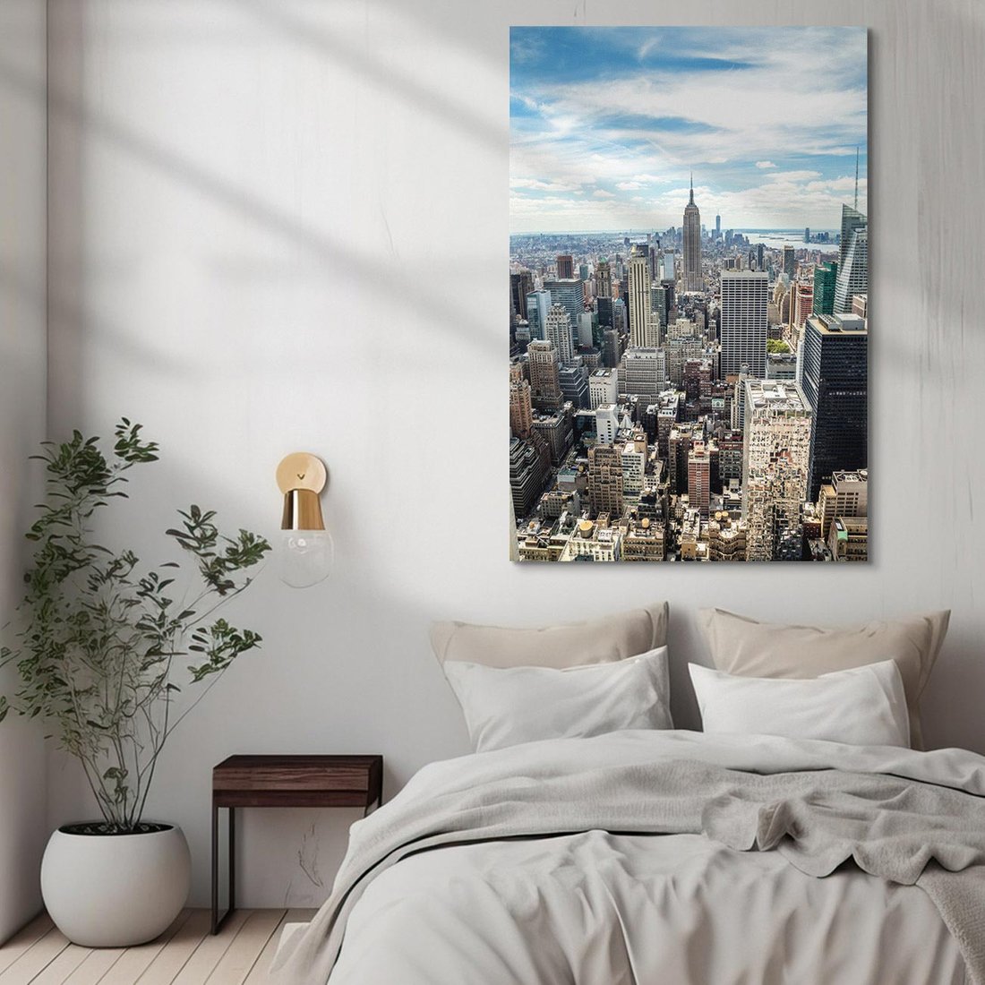 Obraz na płótnie 80x120 - Duch Nowego Jorku - Manhattan, Nowy Jork