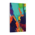 Obraz na płótnie 50x70 - Abstrakcyjne wizje czasu - żywe radosne kolory, plamy kolory