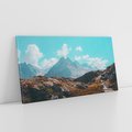 Obraz na płótnie 140x70 - Inspirujący Pejzaż - ścieżka, górska