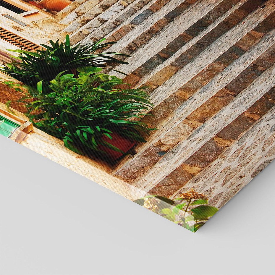 Obraz na płótnie 70x100 - Uroczysta perspektywa uliczki - uliczka, perspektywa