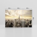 Obraz na płótnie 120x80 - Magia Manhattanu: miasto, które nigdy nie śpi - Manhattan, NY