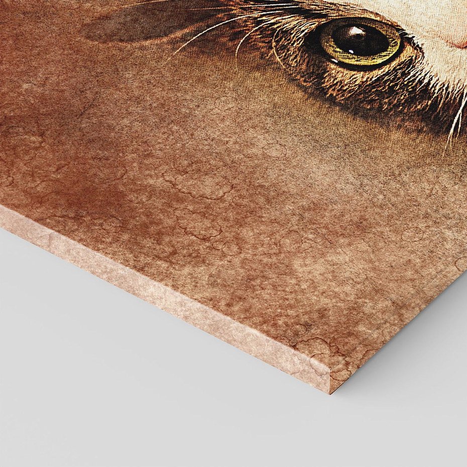 Obraz na płótnie 100x70 - Kot w abstrakcyjnej formie - kot, sztuka